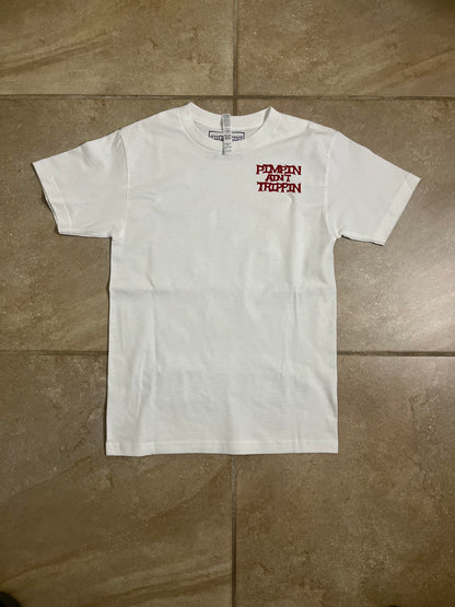 [NEVER TRIP] PAT Collection White Tee